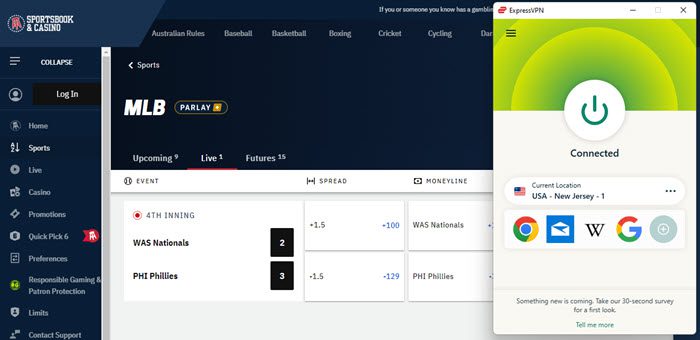 ExpressVPN Barstool sportsbook